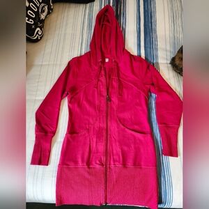 Jockey Red Hooded Zip-Up Jacket